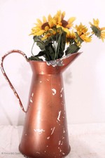 Shabby Chic! Formschöne Vase Kanne Wasserkanne Blumenvase Trassenverzierung Gart