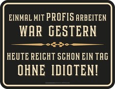 Deko magnet schild ein tag - magnet-schild,