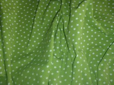 Stoff Jersey little darling apfel grün mit weißen Sternen VB 150 x 80 cm