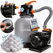 Sandfilteranlage mit Pumpe