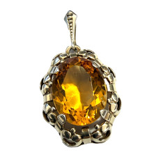 Antiker Anhänger oval mit