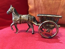 Pferdefuhrwerk  Blechspielzeug