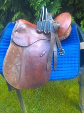 Ponysattel 16/16,5" Markensattel mit Zubehör