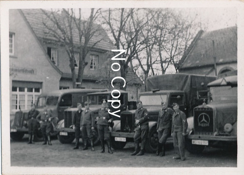 Wk2 foto wehrmacht lkw konvoi - wk2,
