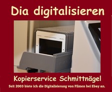 Dia digitalisieren, Dias scannen ohne/mit ICE Staubentfernung -  Infrarottechnik