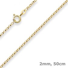 2mm Erbskette Goldkette