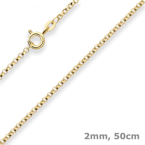2mm erbskette goldkette - 2mm,