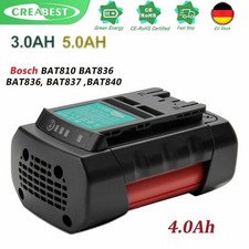 6.0AH Akku Li-ion System Für Bosch 36V BAT810 BAT818 836 840 GSR GSB GBH 36 V-Li