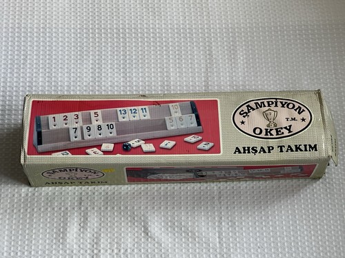 Türkisches okey holzspiel set - türkisches,