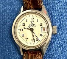 Yema Sous Marine Automatik Vintage Damen Armbanduhr