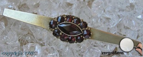 Granatbrosche anstecknadel - granatbrosche,