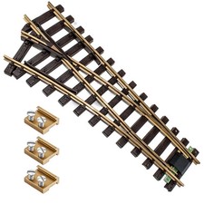 Weiche links Messing Radius 90