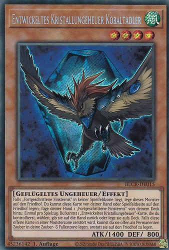 Entwickeltes kristallungeheuer - entwickeltes,