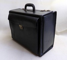 OFFERMANN Aktenkoffer LEDER Pilotentasche LEDER Businesstasche RARITÄT 4073