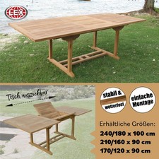 Teak Tisch Gartentisch Garten