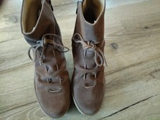 El Naturalista Stiefel Stiefeletten BOOTS Gr. 40 Wildleder Camel Fast Neu