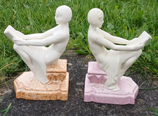 Paar Art Deco Keramik