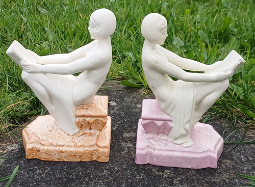 Paar art deco - art, keramik