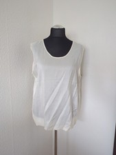 di bari Damen Top Bluse weiß