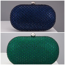 Luxus Damen Clutch ovale