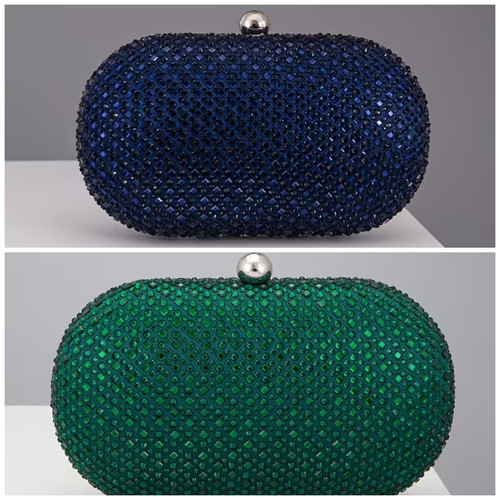 Luxus damen clutch ovale - luxus,