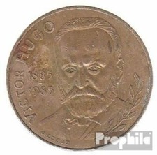 Frankreich KM-Nr. : 956 1985 vorzüglich Nickel-Bronze 1985 10 Francs Victor Hugo