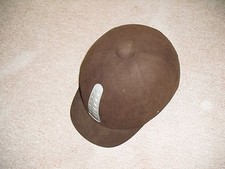 Reitkappe in Braun, Gr. 54