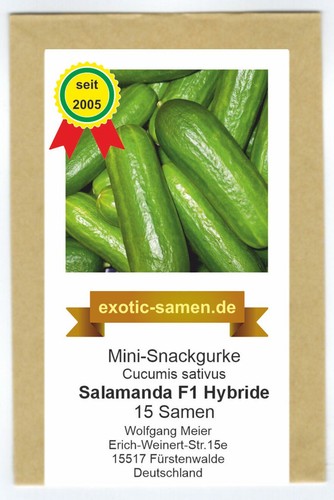 Mini snackgurke salamanda - mini-snackgurke, –