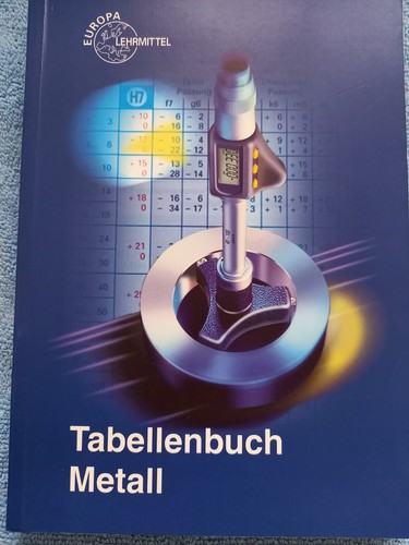 Tabellenbuch metall mit - tabellenbuch,