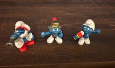 Vintage Set Of 3 Smurf’s -