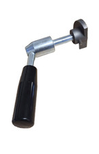 Künzel Türgriff Drehgriff mit Ballengriff und Verschlussschnecke für Kesseltüren