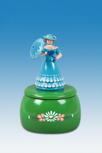 Spieldose rokokofrau - spieldose,