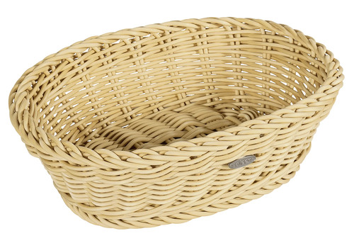 Brotkorb oval kunststoff beige - kunststoff,