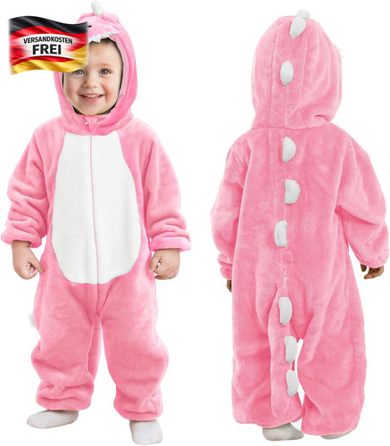 Kinder dino kostüm jumpsuit - kinder,
