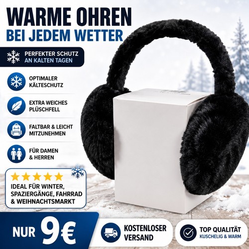 Ohrwärmer unisex plüschfell - unisex,