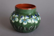 Jugendstil Keramik Vase H 7 cm