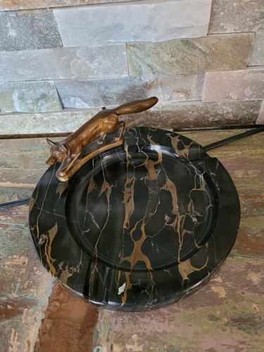 Marmor onyx aschenbecher mit - marmor/onyx,