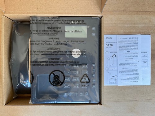 Snom d120 voip - snom, voip-telefon