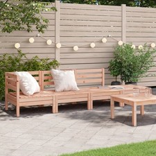 Gartensofa 4-Sitzer Massivholz