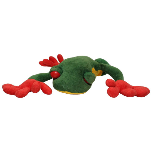 Frosch kuscheltier grün - 35, cm