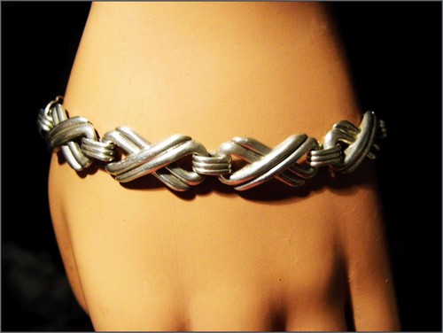 Vintage silber armband 835 - vintage,