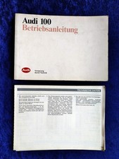 Betriebsanleitung Audi 100 C3