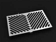 ZIEGER Kühlergrillabdeckung kompatibel mit Honda NC 700 S|NC 700 X Clean silber