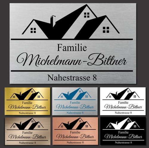 Türschild klingelschild - türschild,