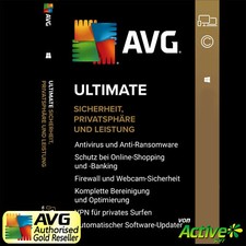 AVG ULTIMATE 2025 1 PC 1 Jahr | TuneUp, Internet Security, VPN, AntiTrack |2026