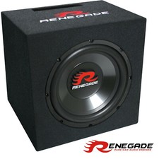 B-WareRenegade RXV-1000 25cm Subwoofer 500 Watt 10" Bassreflex Kiste PKW Bassbox