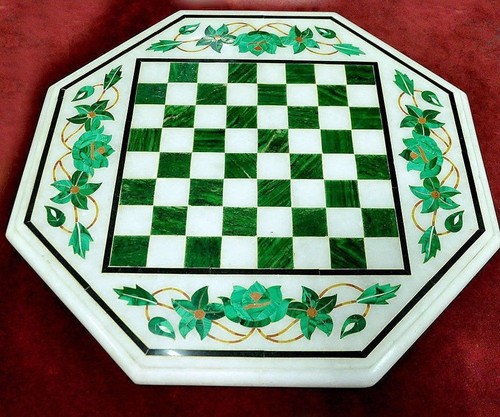 Weißer marmor schach - 12,