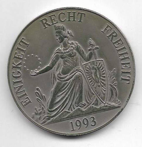 Ecu 1993 medaille europa - ecu,
