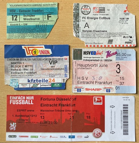 Alte tickets eintracht - tickets,