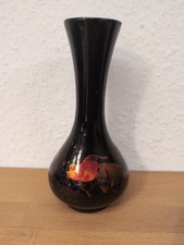 Holz Vase Lack Japanisch Vintage Mid Century Koi Fisch Ca 20cm Hoch